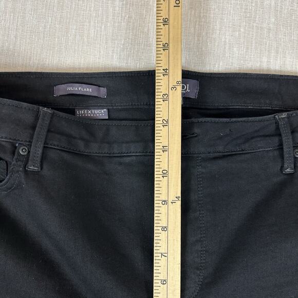 NYDJ Julia Flare Women's Sz 20W Black Jeans Stretch Casual Inseam 27" - Picture 6 of 8